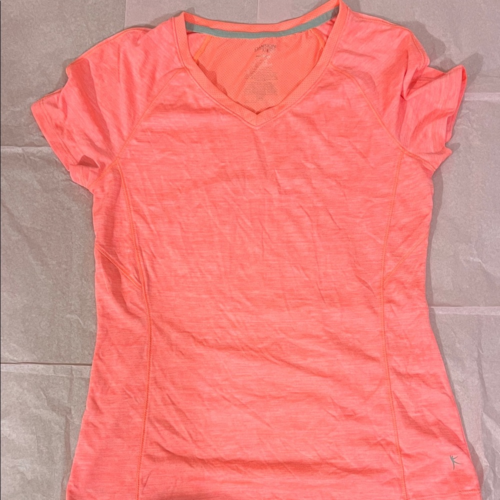 Danskin Bright Coral Short Sleeve Tee